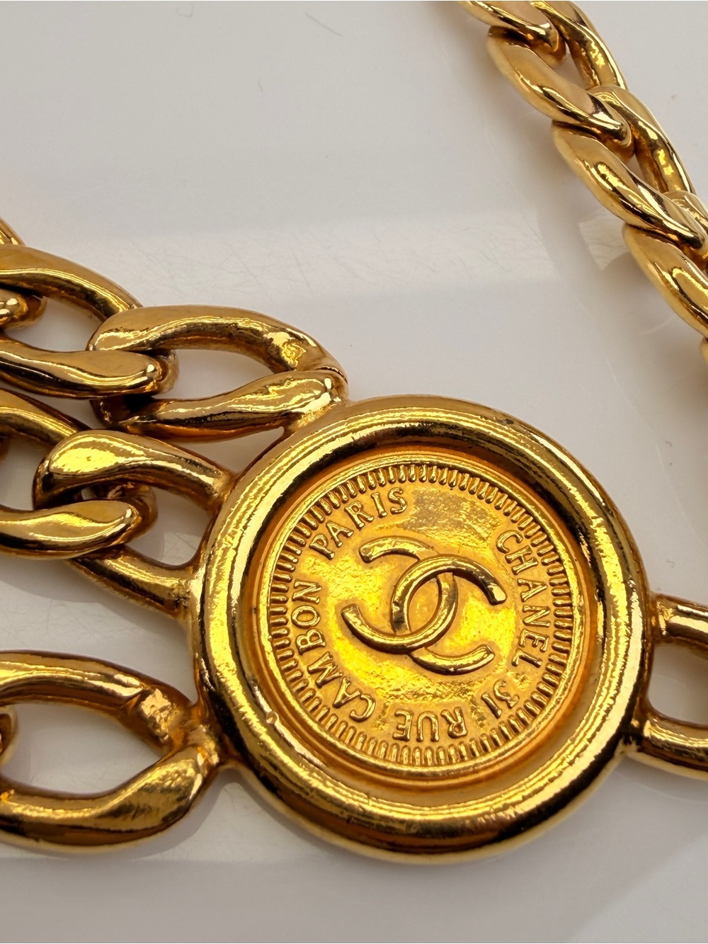 Chanel Vintage Draped Medallion Iconic Belt - Picture 7 of 11